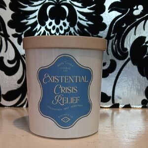 Existential Crisis Relief Candle- Eucalyptus, Mint, Betgamot